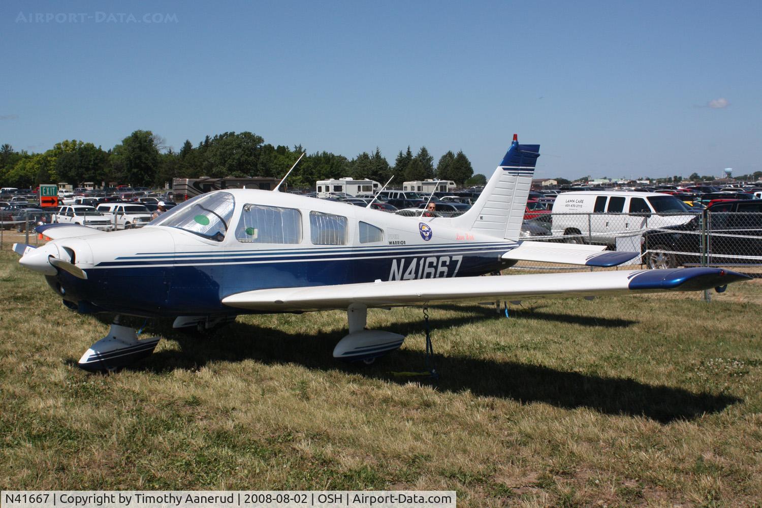 N41667, 1974 Piper PA-28-151 C/N 28-7415116, EAA AirVenture 2008, 1974 Piper PA-28-151, c/n 28-7415116