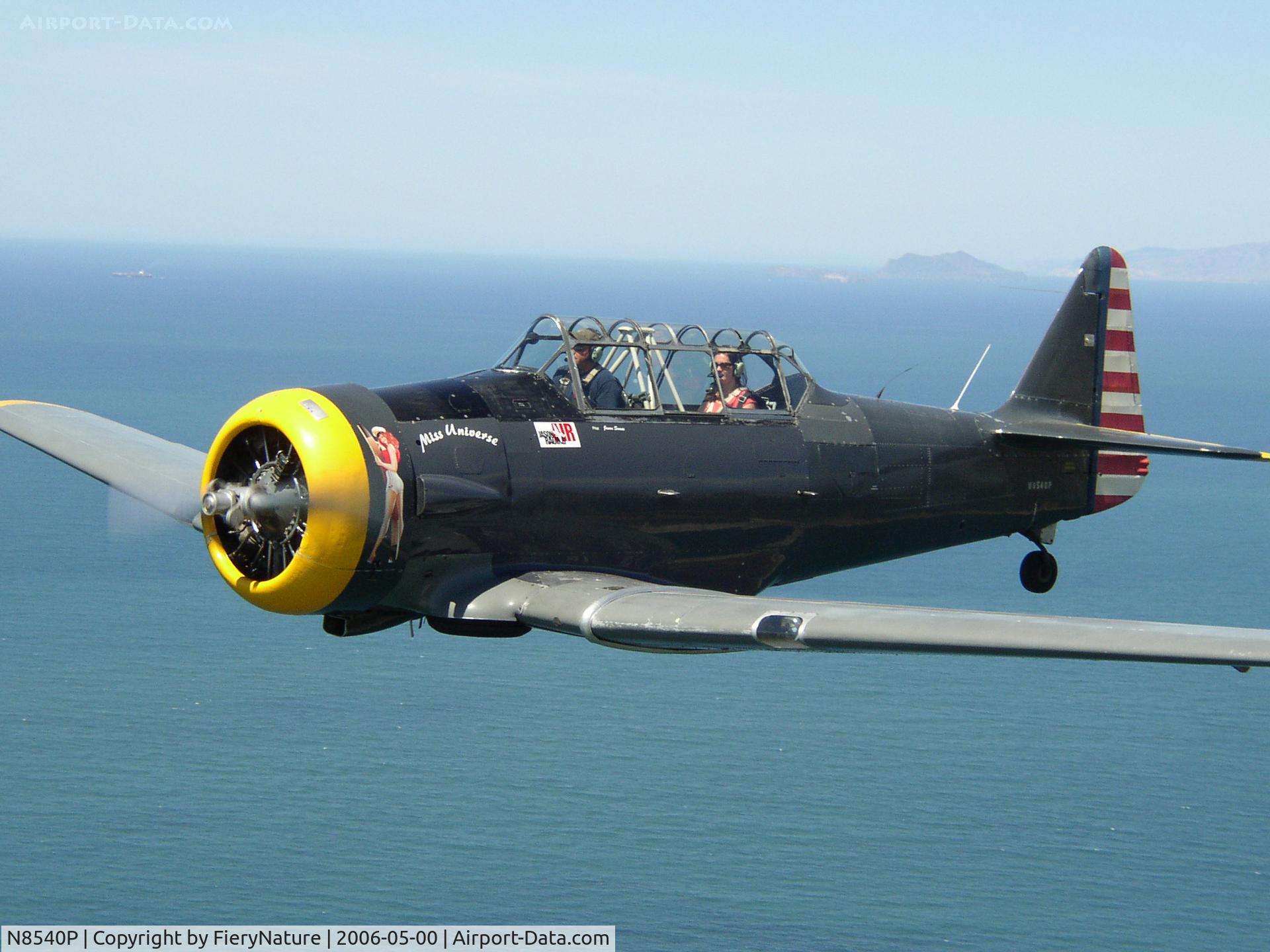 N8540P, 1942 North American AT-6D Texan C/N 42-81646-1, Formation flight for Memorial Day.