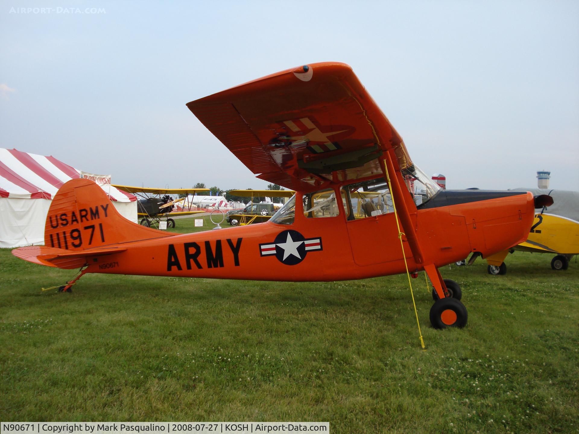 N90671, 1951 Cessna O-1A Bird Dog C/N 22285, Cessna 305A