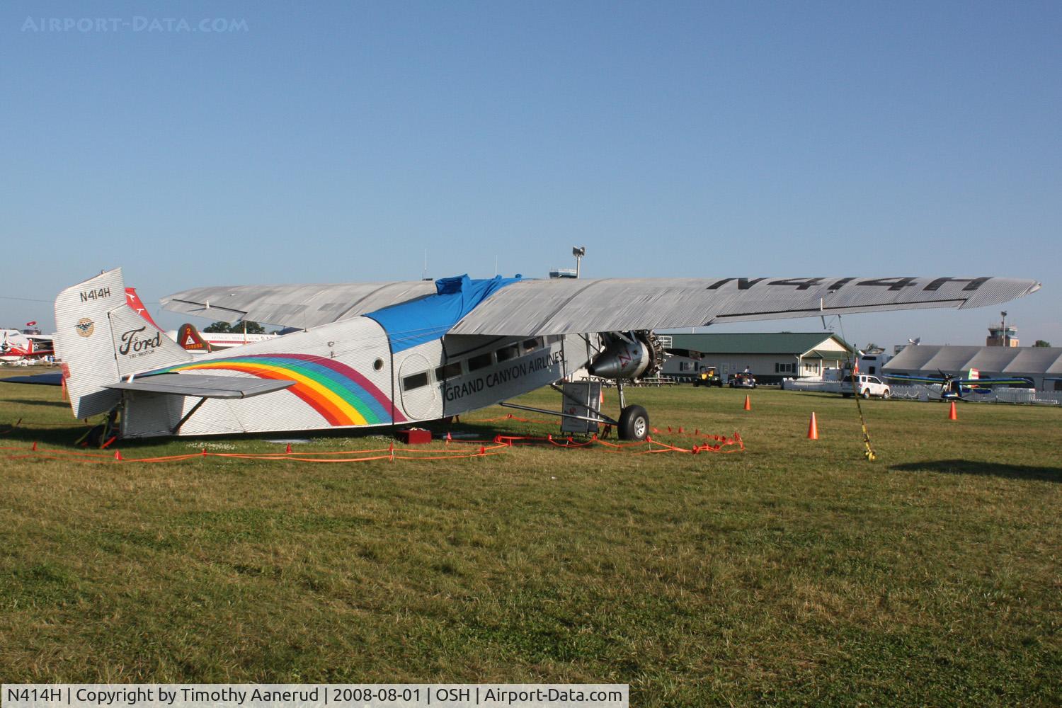 N414H, 1929 Ford 5-AT-C Tri-Motor C/N 74, EAA AirVenture 2008