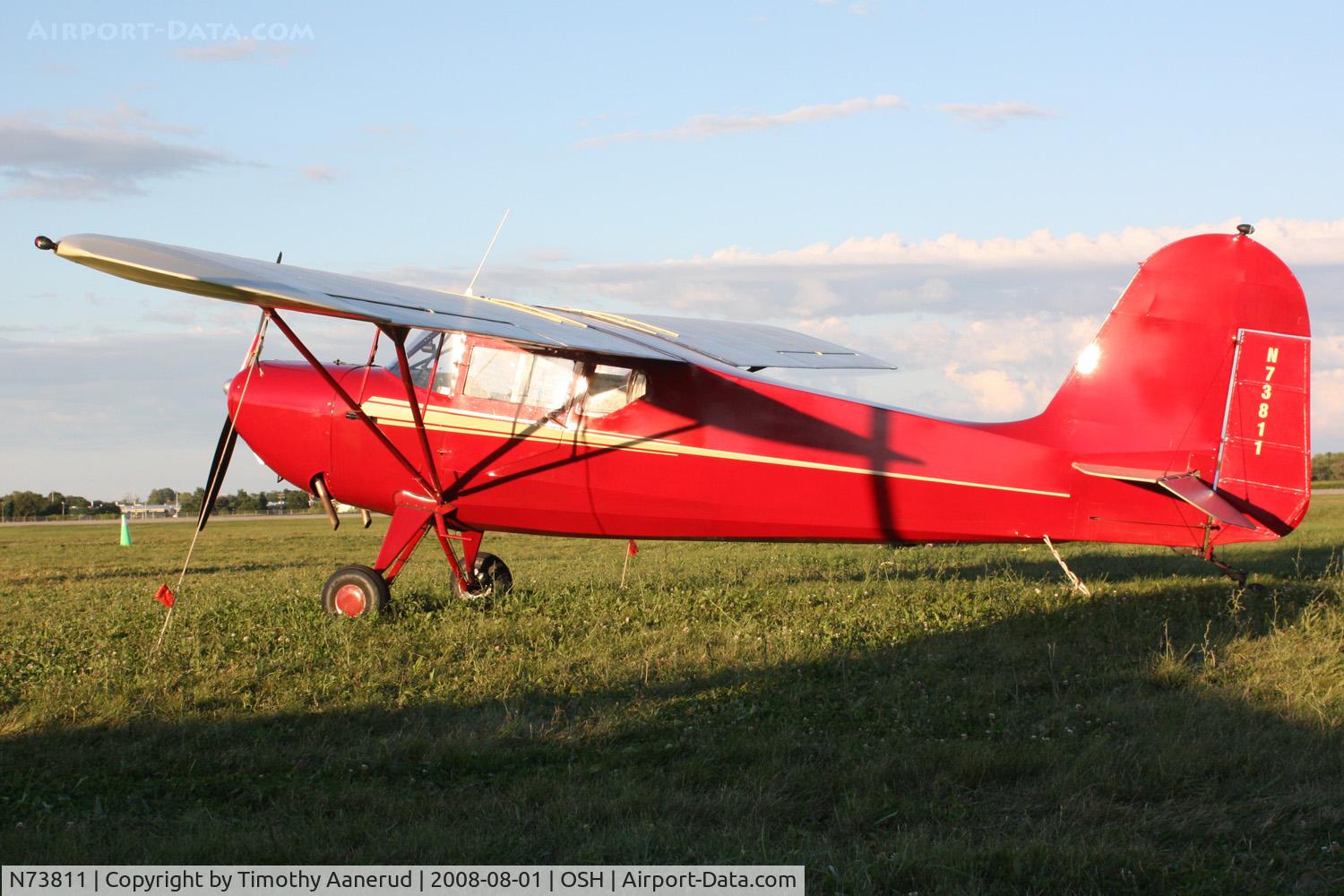 N73811, 1946 Commonwealth 185 Skyranger C/N 1816, EAA AirVenture 2008