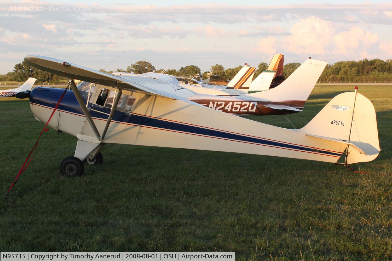 N95715, 1946 Taylorcraft BC12-D C/N 8015, EAA AirVenture 2008