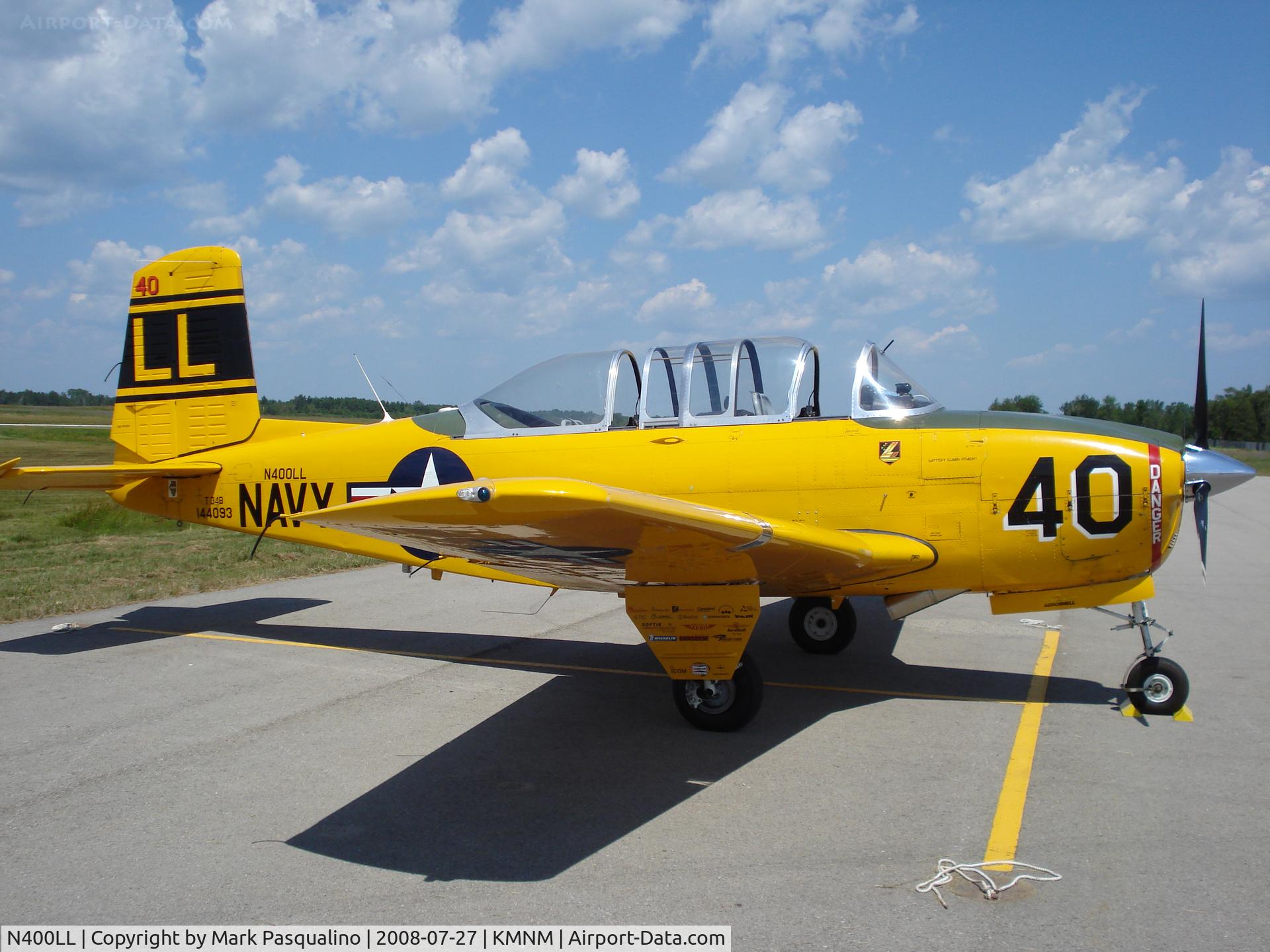 N400LL, 1957 Beech T-34B Mentor C/N BG-400, Beech T-34B