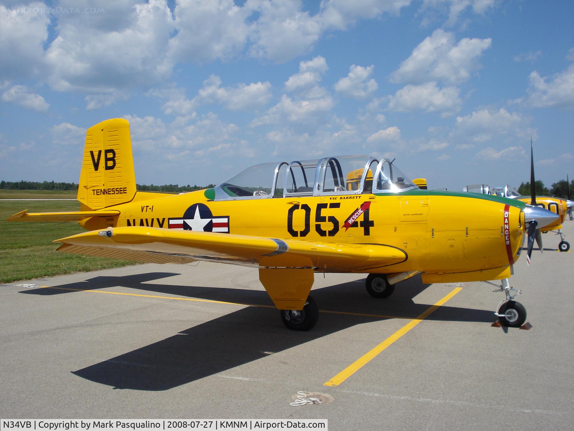 N34VB, Beech T-34A Mentor (45) Mentor C/N BG-361, Beech T-34A