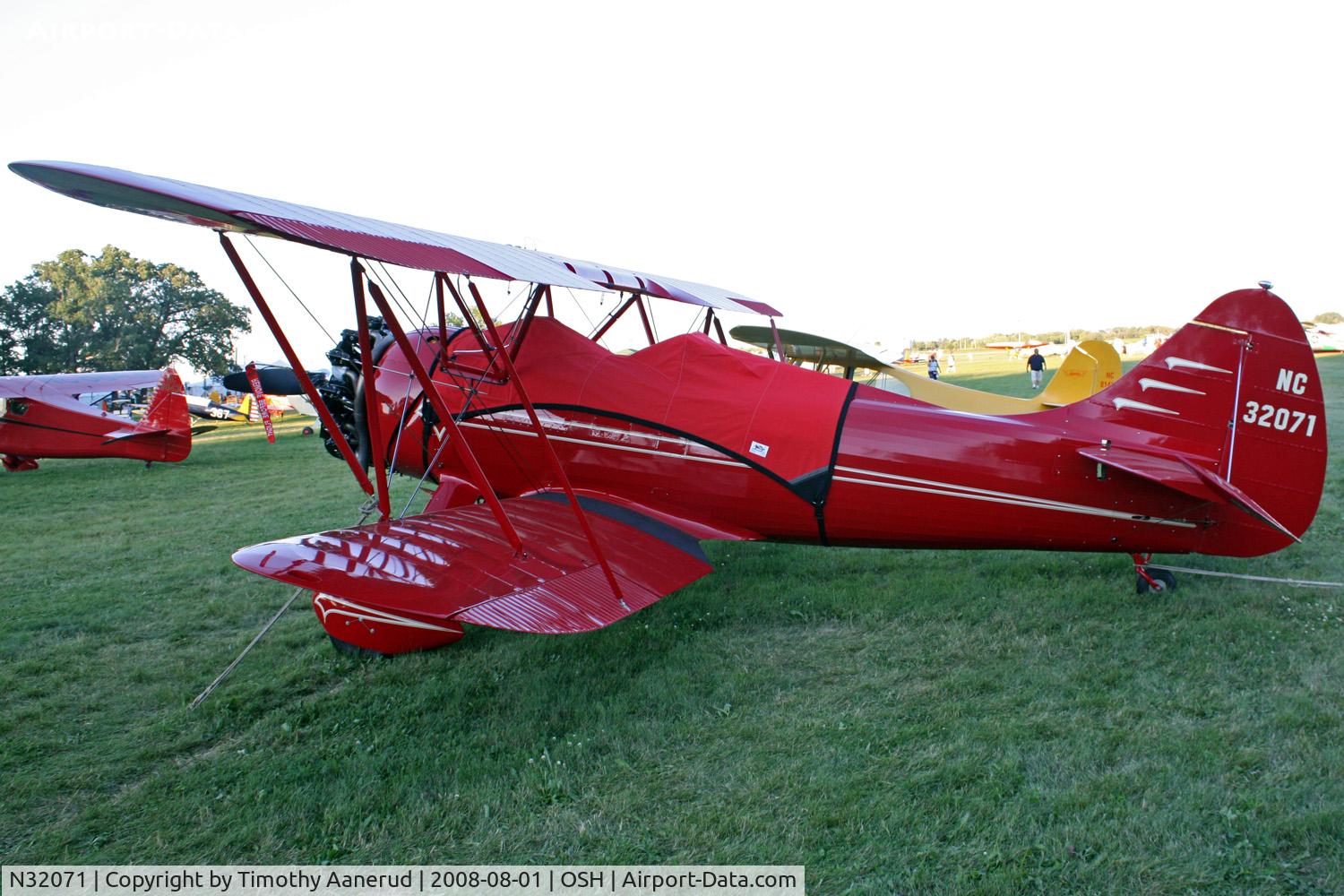 N32071, 1941 Waco UPF-7 C/N 5703, EAA AirVenture 2008