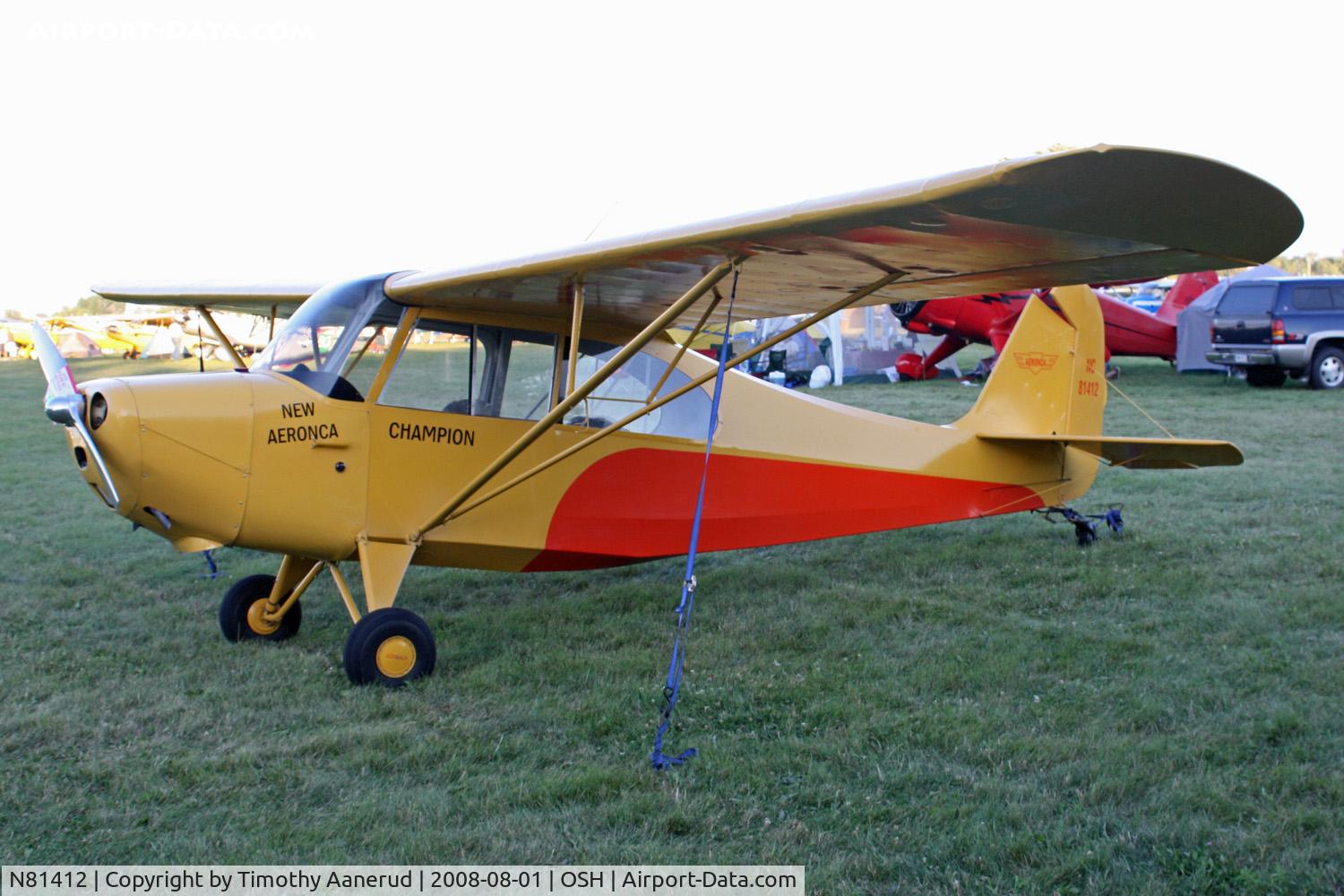 N81412, 1945 Aeronca 7AC Champion C/N 7AC-5, EAA AirVenture 2008