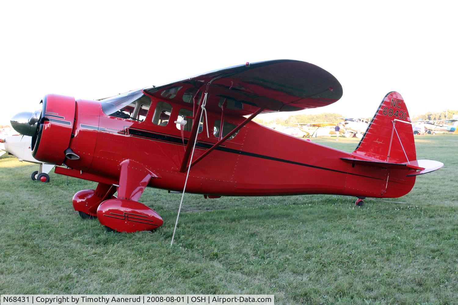 N68431, 1943 Howard Aircraft DGA-15P C/N 991, EAA AirVenture 2008