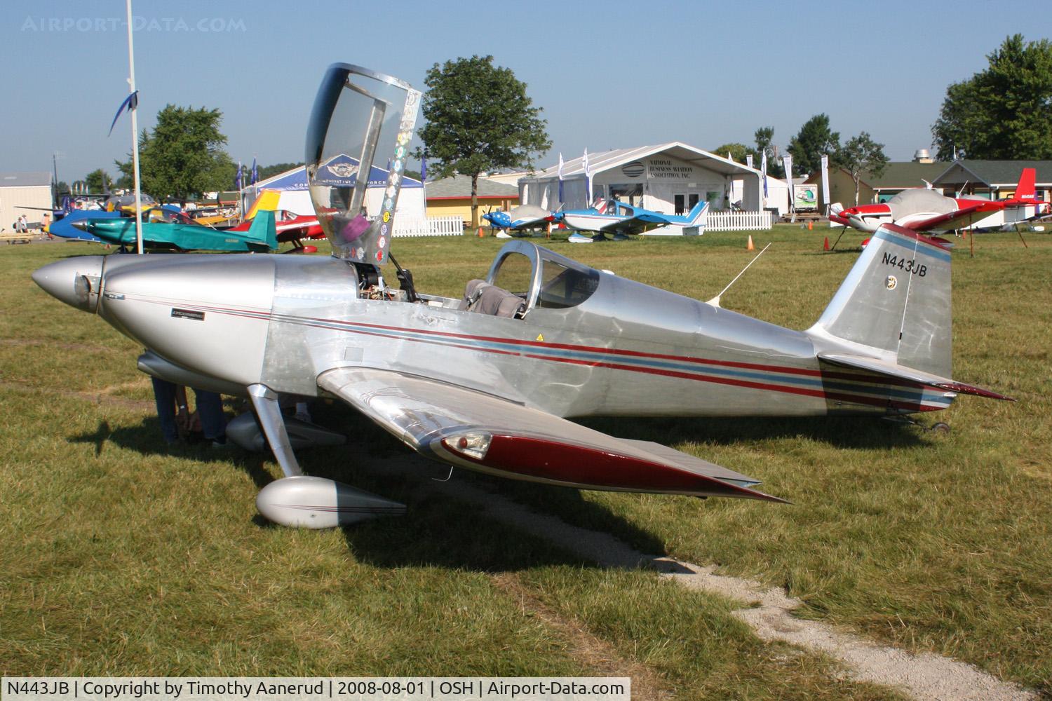 N443JB, 1989 Vans RV-6 C/N 20023, EAA AirVenture 2008