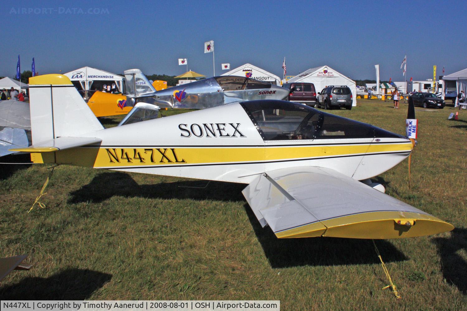 N447XL, 2003 Sonex Sonex C/N 0447, EAA AirVenture 2008