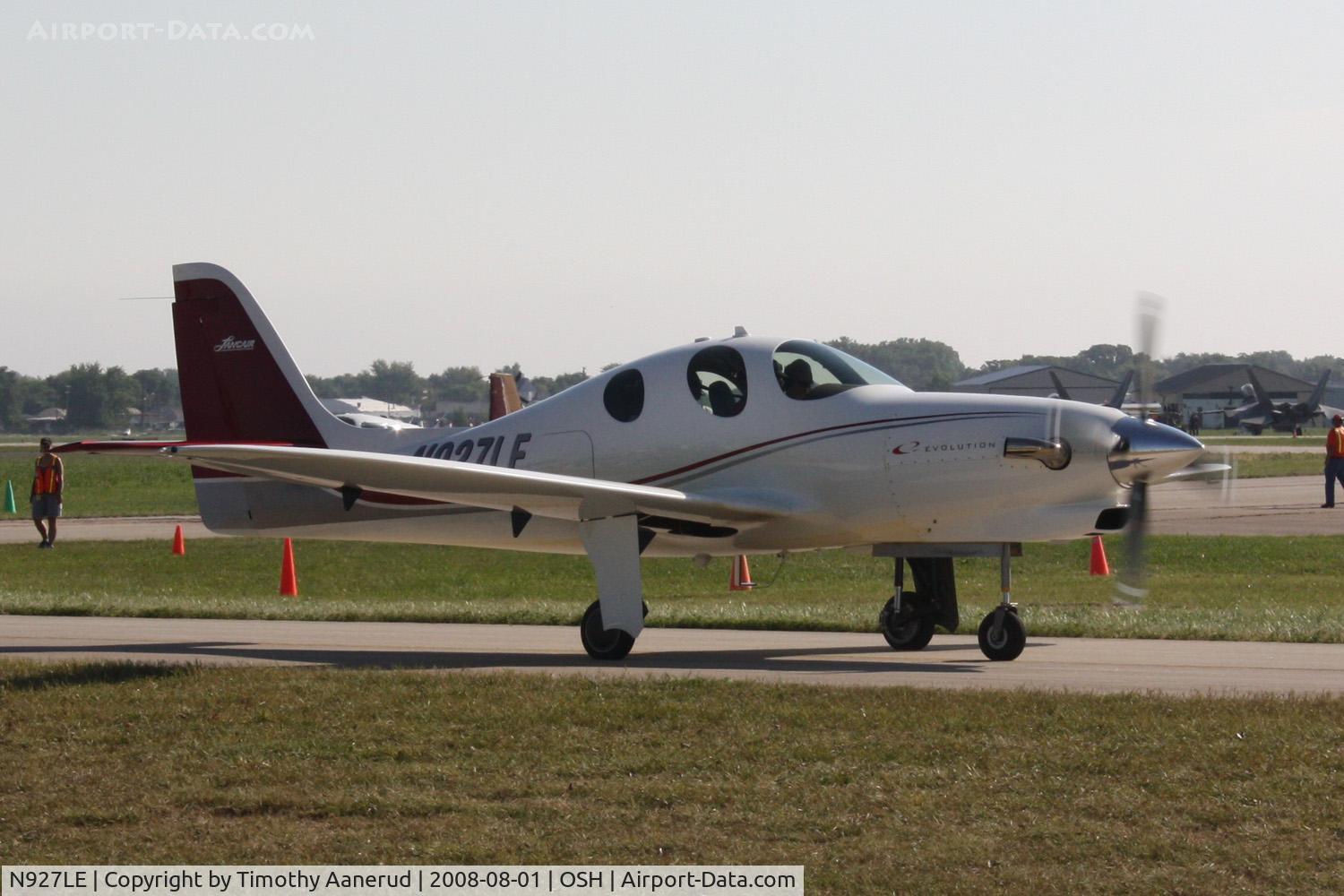N927LE, 2008 Lancair Evolution C/N EVO-001, EAA AirVenture 2008