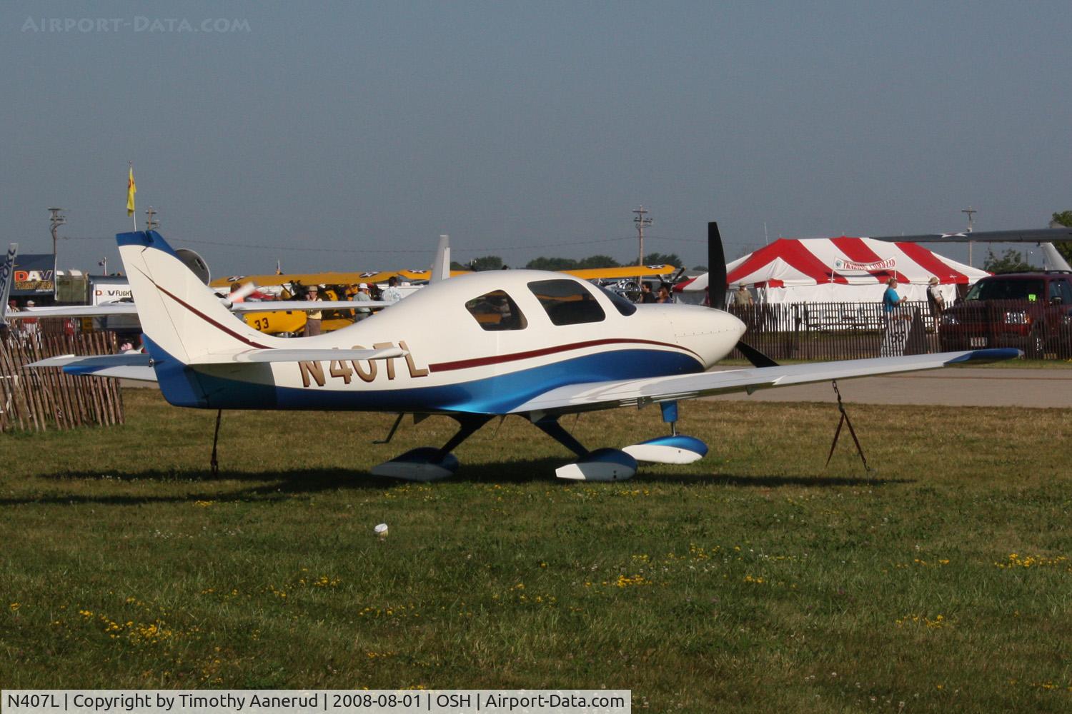 N407L, 1992 Lancair ES C/N ES001, EAA AirVenture 2008