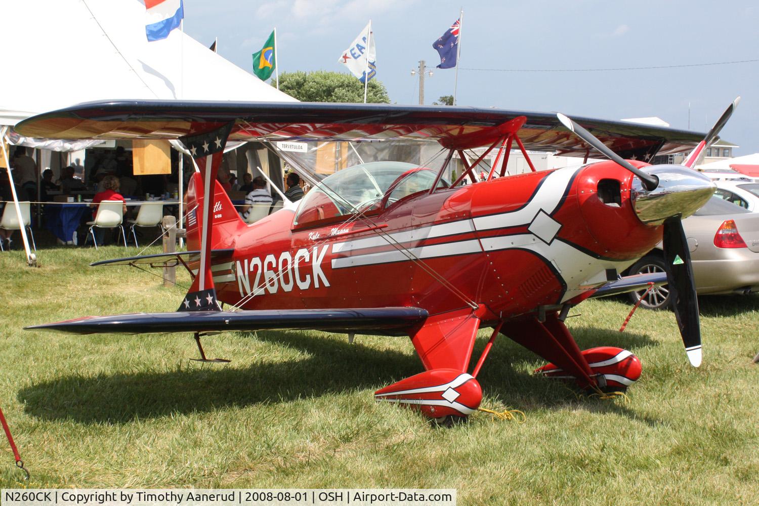 N260CK, 1991 Aviat Pitts S-2B Special C/N 5225, EAA AirVenture 2008