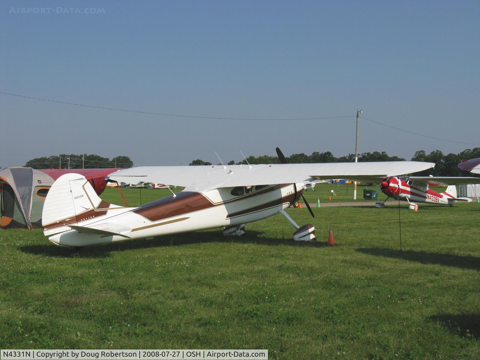 N4331N, 1947 Cessna 195 C/N 7078, 1947 Cessna 195, Jacobs R755A2 300 Hp