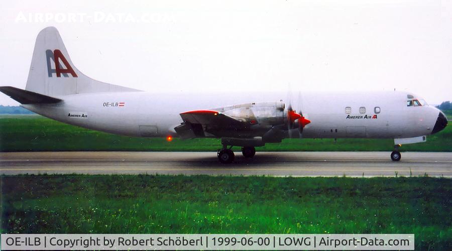 OE-ILB, 1959 Lockheed L-188A(F) Electra C/N 1039, Daily cargo flight to CGN