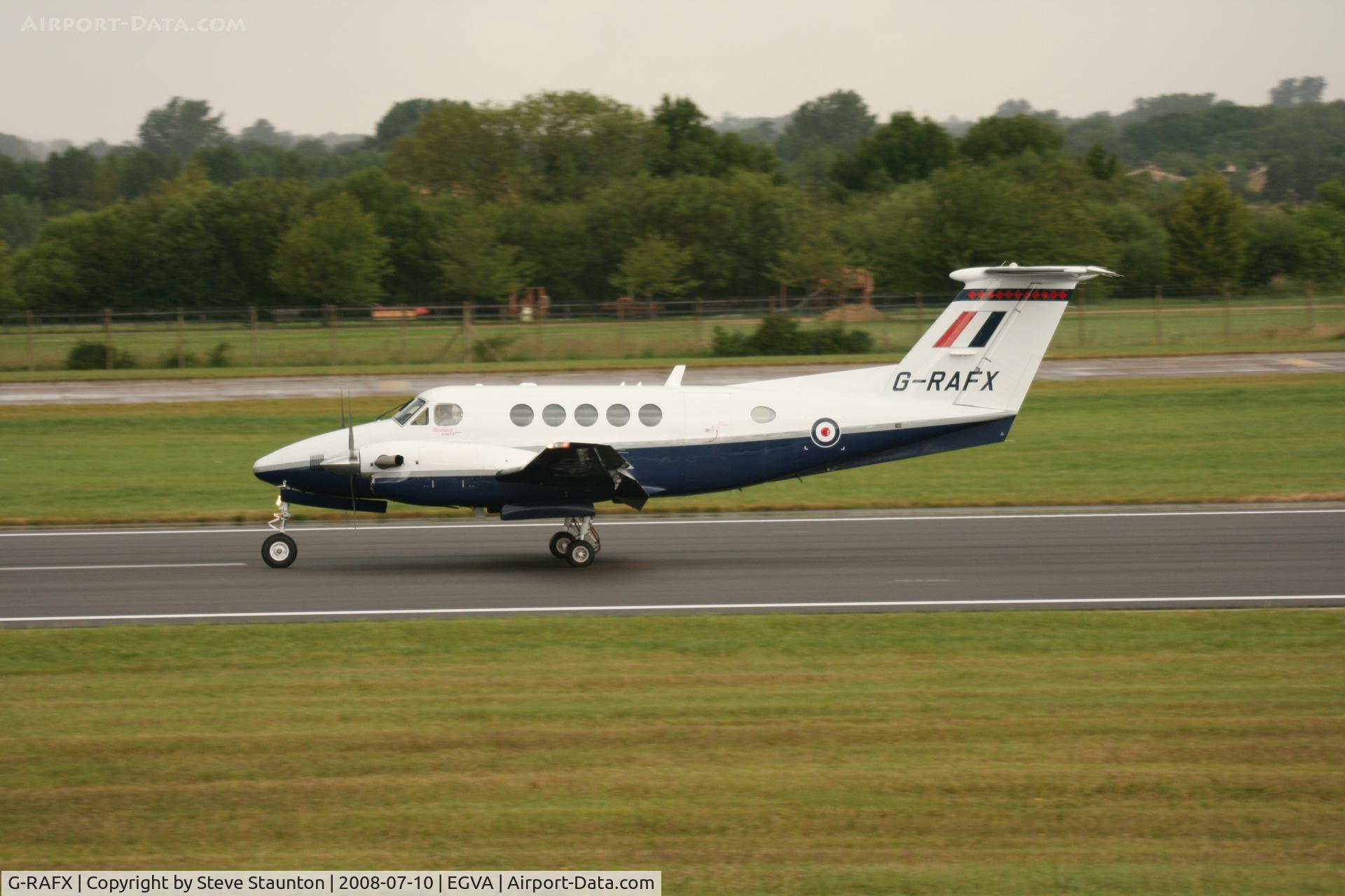 G-RAFX, 2007 Hawker Beechcraft B200GT King Air C/N BY-36, Taken at the Royal International Air Tattoo 2008 during arrivals and departures (show days cancelled due to bad weather)