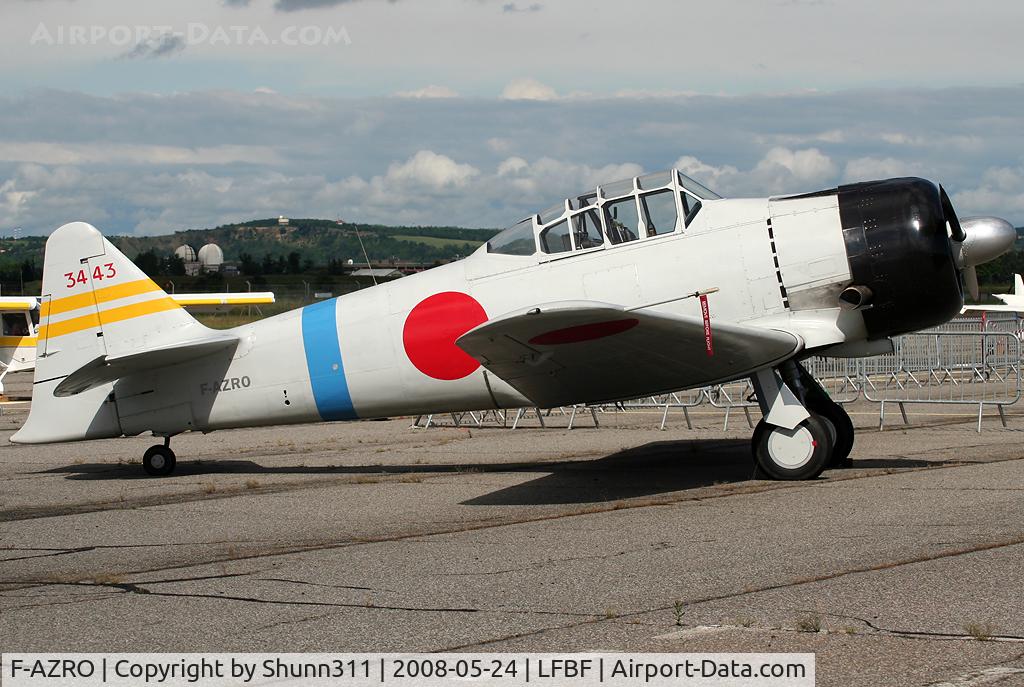 F-AZRO, North American AT-6B Texan C/N 01-CM, Displayed during Air Expo Airshow 2008