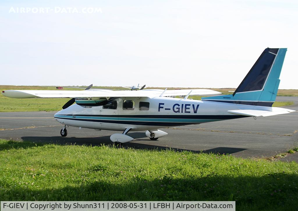 F-GIEV, 1982 Partenavia P-68C C/N 253, Parked near the Airclub...