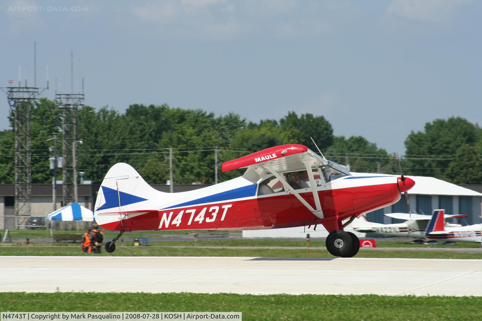 N4743T, 1964 Maule M-4-210 Rocket C/N 1008, Maule M-4-210