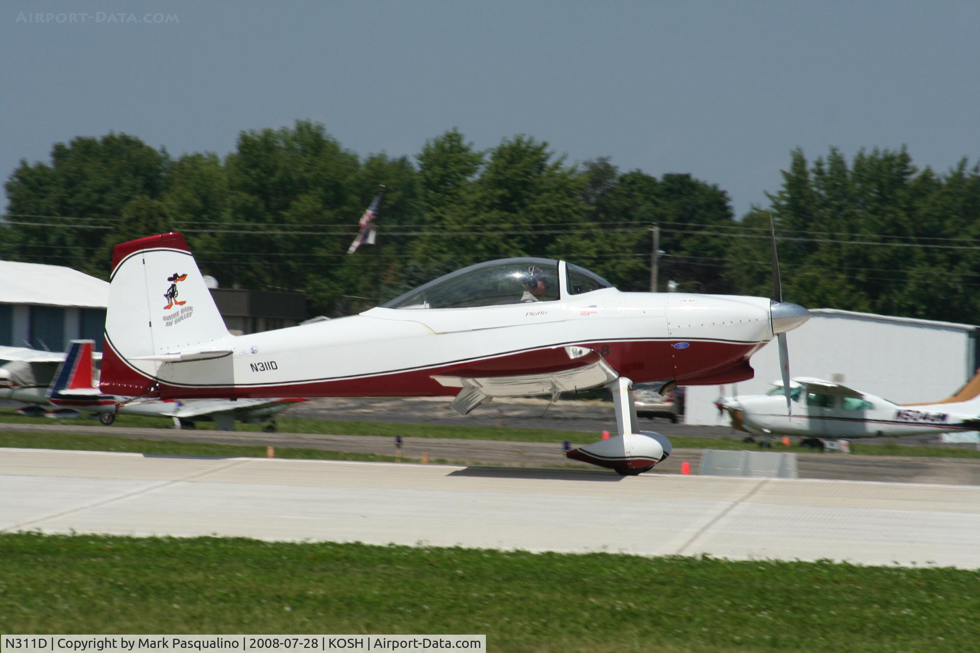 N311D, 2005 Vans RV-8 C/N 81159, RV-8