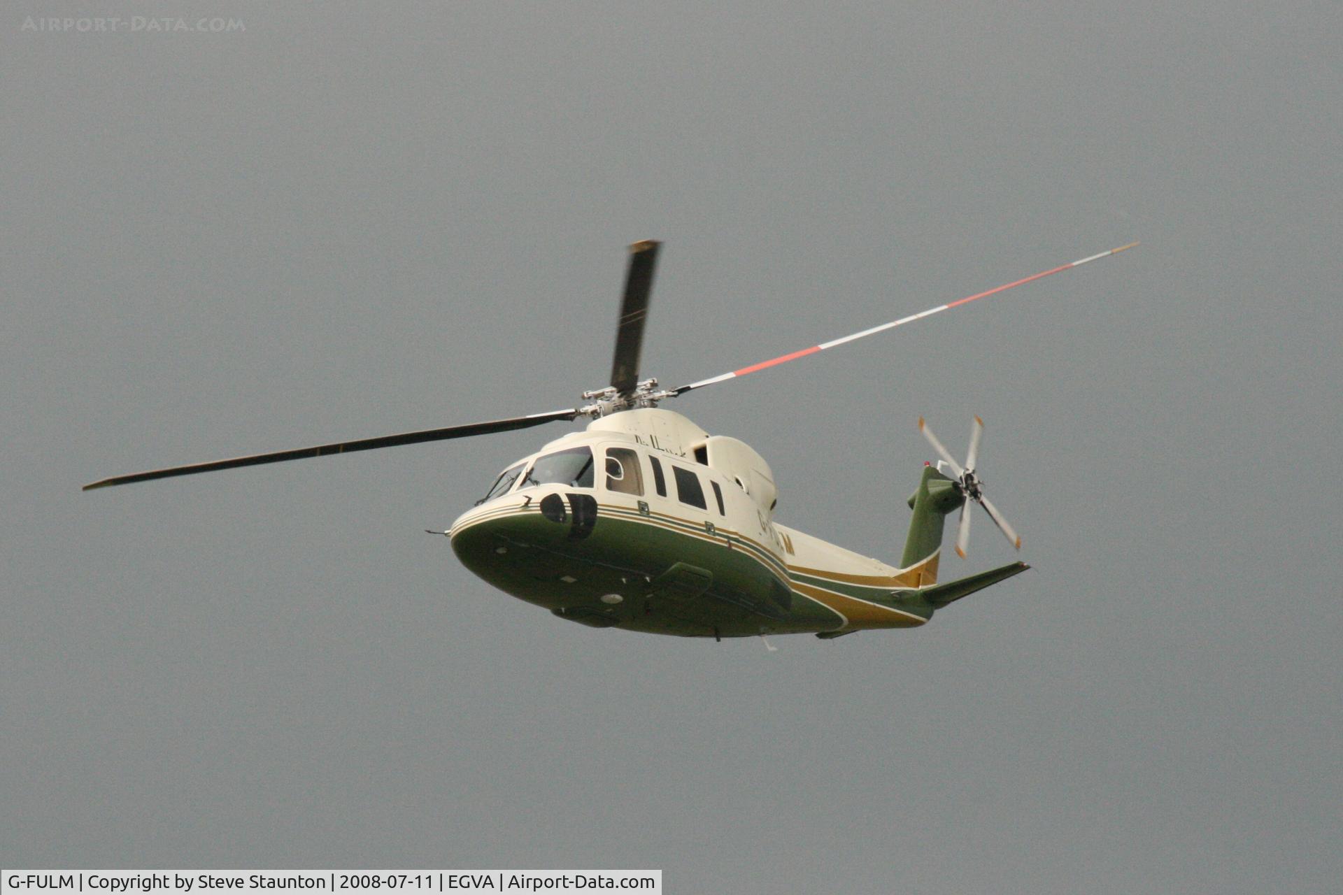 G-FULM, 2005 Sikorsky S-76C C/N 760583, Taken at the Royal International Air Tattoo 2008 during arrivals and departures (show days cancelled due to bad weather)