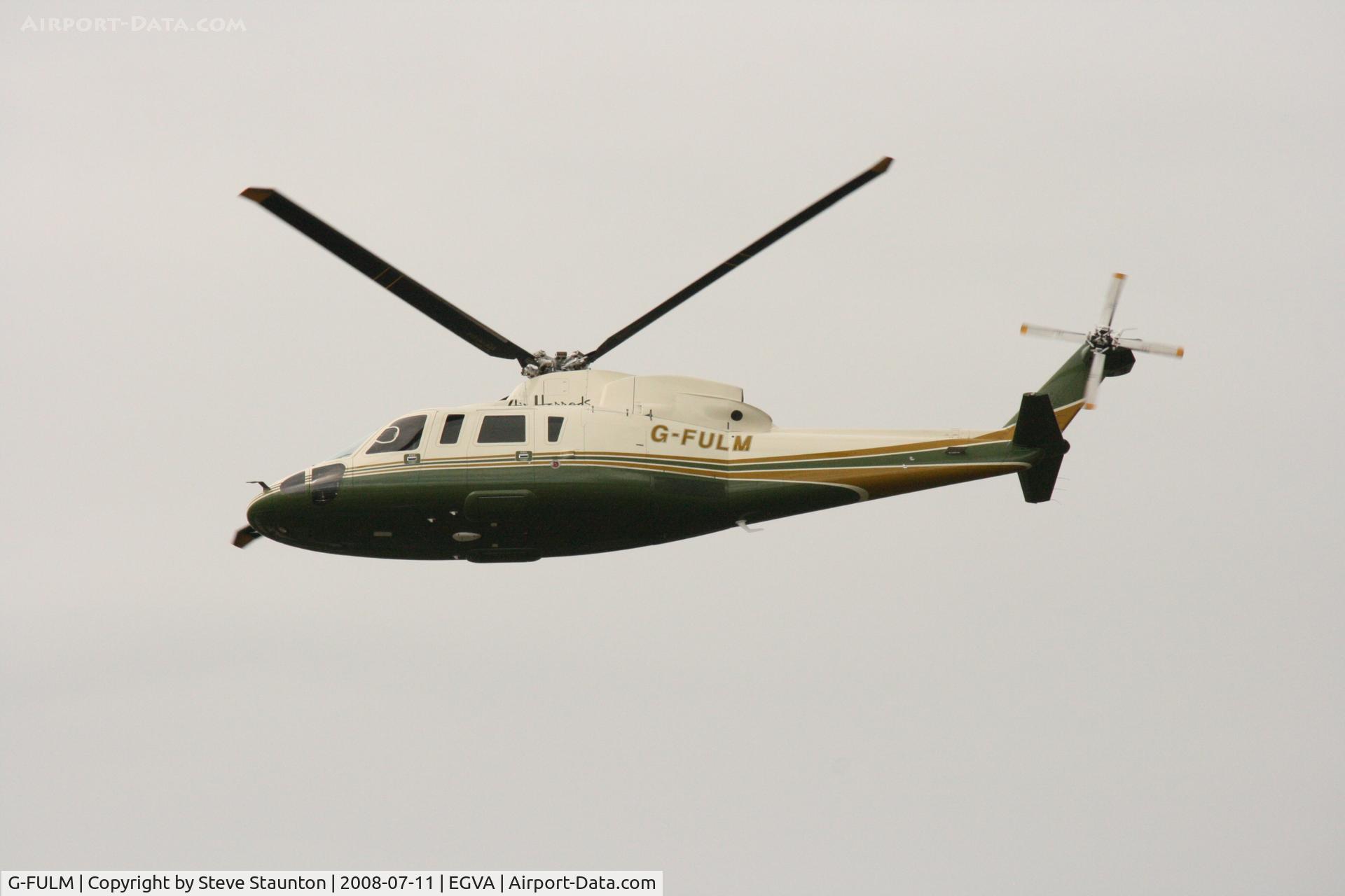 G-FULM, 2005 Sikorsky S-76C C/N 760583, Taken at the Royal International Air Tattoo 2008 during arrivals and departures (show days cancelled due to bad weather)