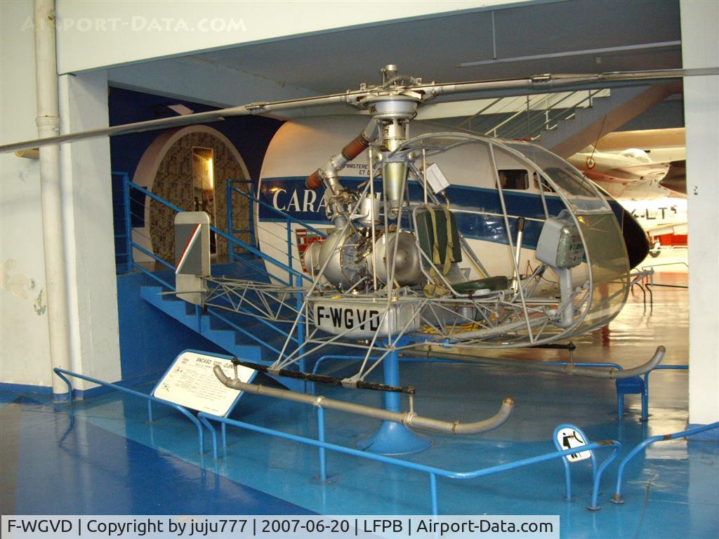 F-WGVD, Sud Aviation SO-1220 Djinn C/N 02, on display at Le Bourget Muséum