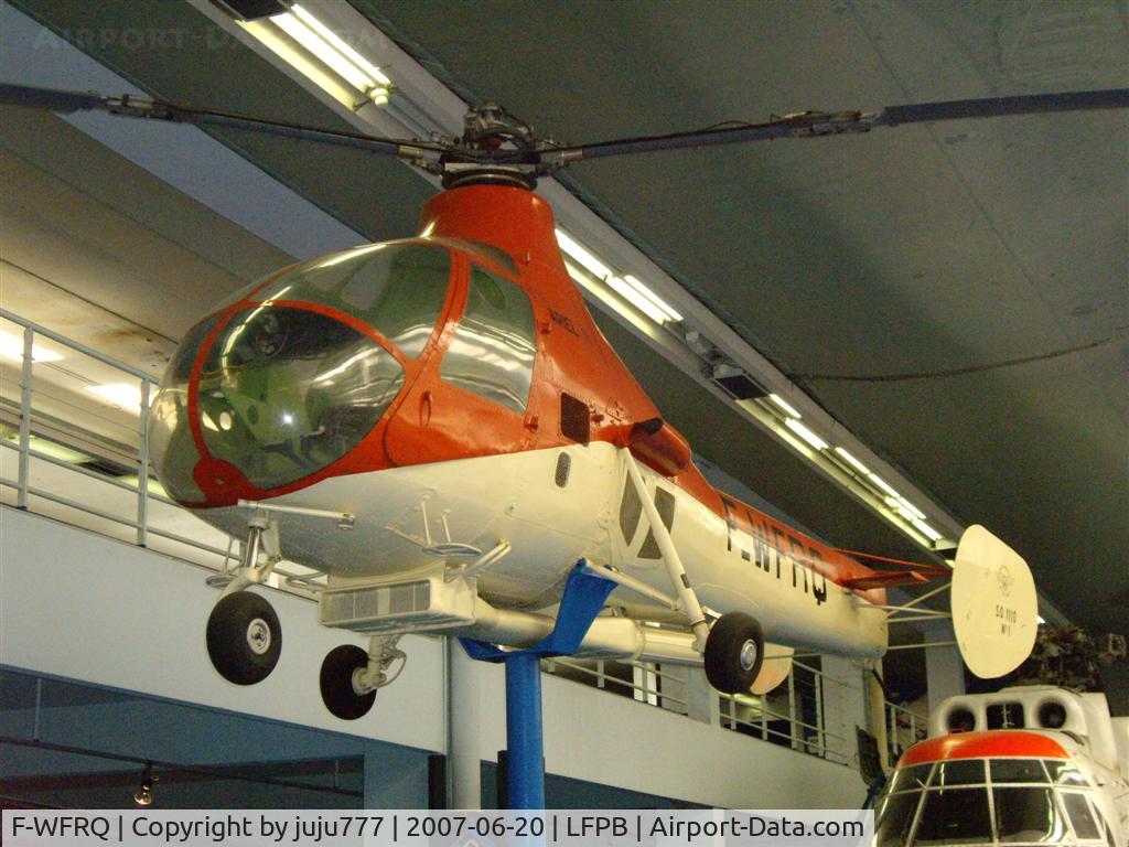 F-WFRQ, Sud-Ouest SO.1110 Ariel II C/N 01, on display at Le Bourget Muséum