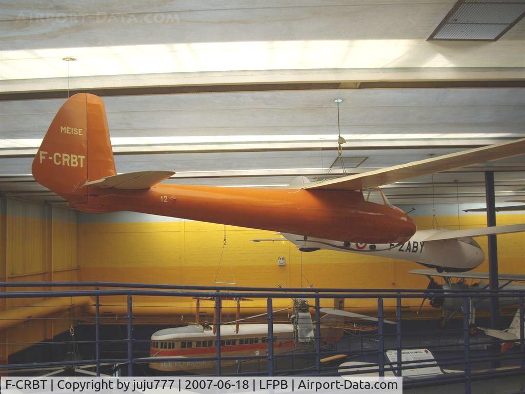 F-CRBT, Meise MEISE R.N. C/N 12, on display at Le Bourget Muséum