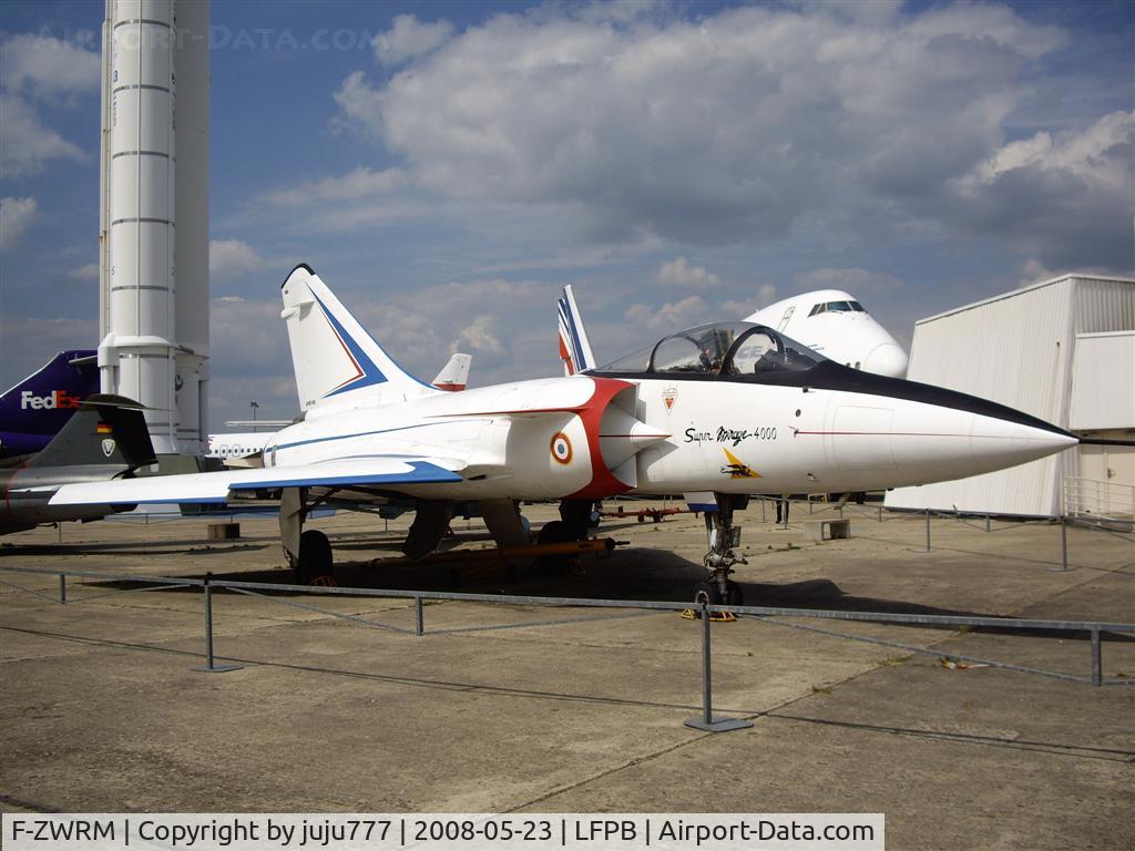 F-ZWRM, Dassault Super Mirage 4000 C/N 01, on display at Le Bourget Muséum