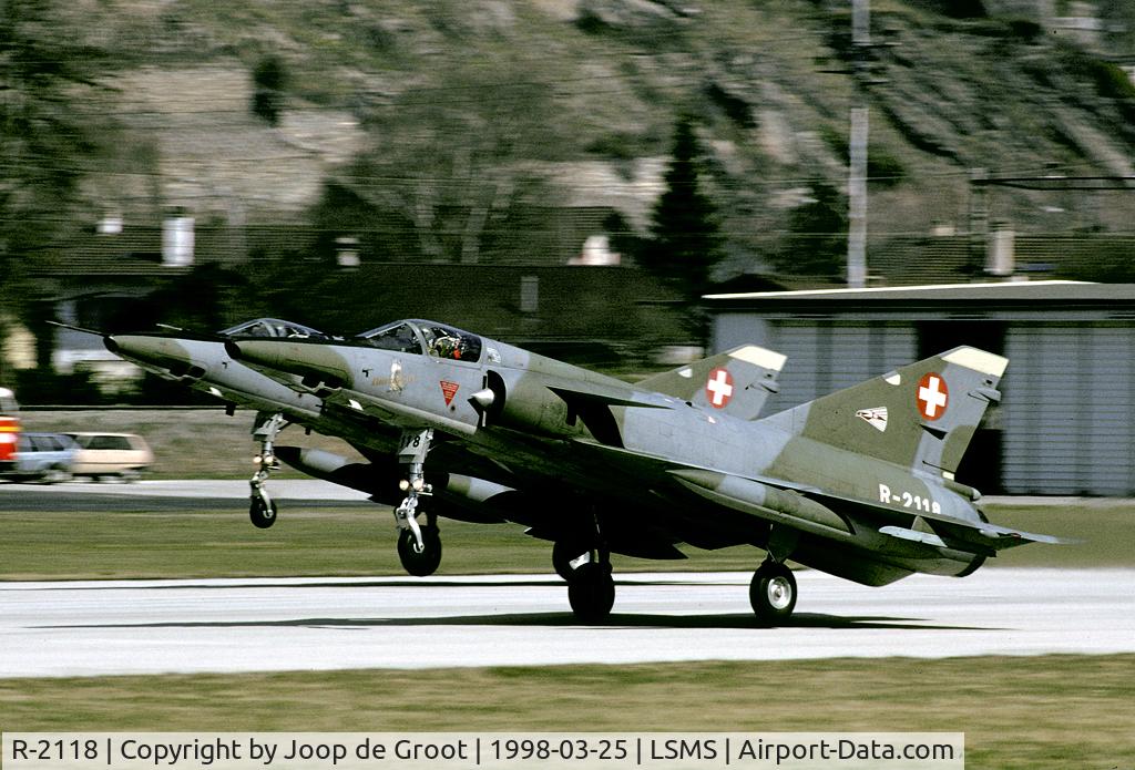R-2118, Dassault Mirage IIIRS C/N 17-26-150/1038, Being the last aircraft in its series R-2118 had some kind of nose art. For the Mirage IIIRS this was an Owl names 'mata Hari'.