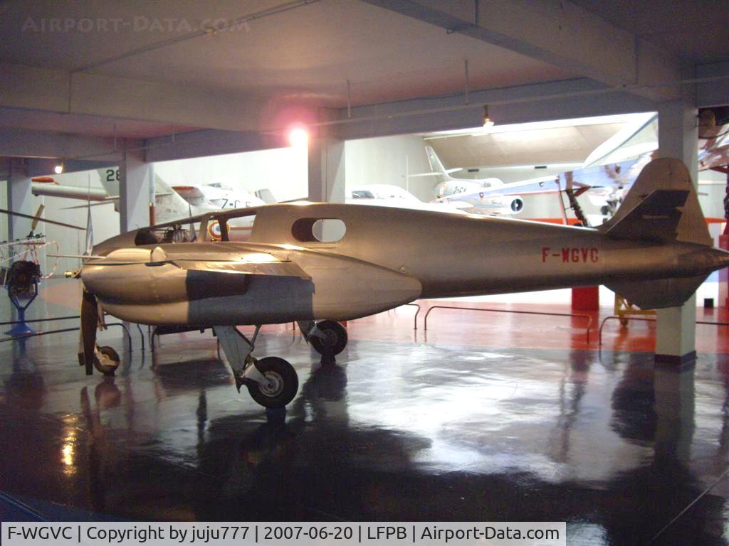 F-WGVC, 1954 Hirch MRA C.100 C/N 01, on display at Le Bourget Muséum
