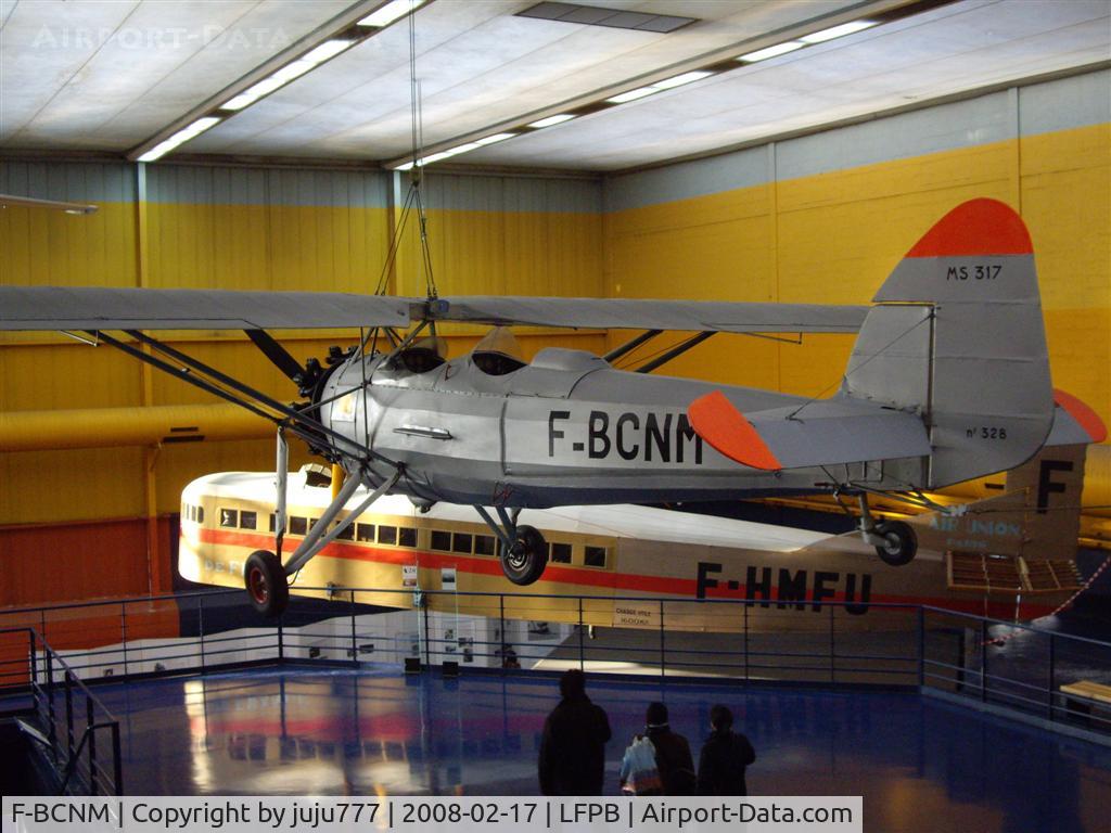 F-BCNM, Morane-Saulnier MS.317 C/N 328, on display at Le Bourget Muséum