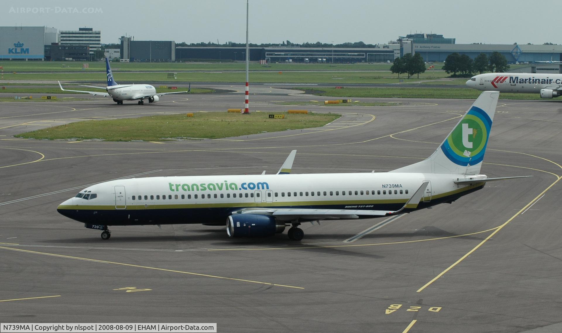 N739MA, 2004 Boeing 737-8Q8 C/N 30670, Leased for the summer.