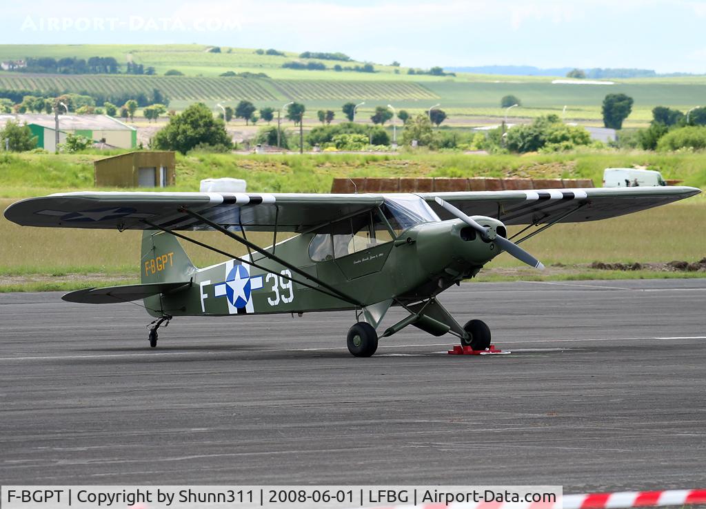 F-BGPT, 1951 Piper PA-18-125 Super Cub C/N 181137, Used during Airshow @ CNG