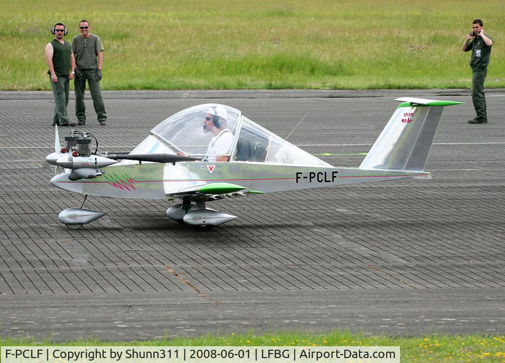 F-PCLF, 1996 Colomban MC-15 Cri-Cri (Cricket) C/N 533, Used during CNG Airshow 2008... The smallest aircraft in the world !