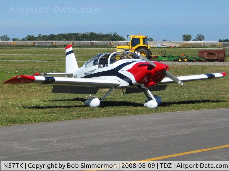 N57TK, 2005 Vans RV-6A C/N 24704, EAA breakfast fly-in at Toledo, OH.
