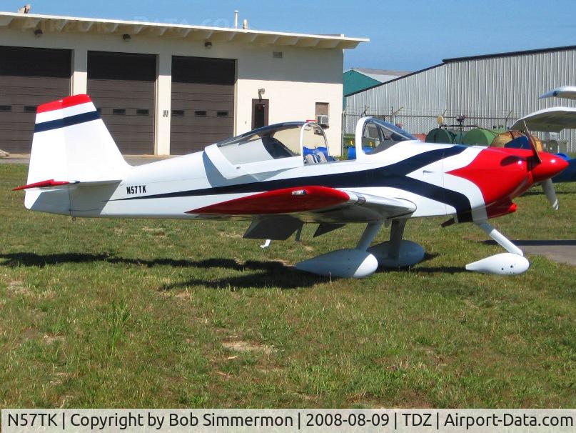 N57TK, 2005 Vans RV-6A C/N 24704, EAA breakfast fly-in at Toledo, OH.