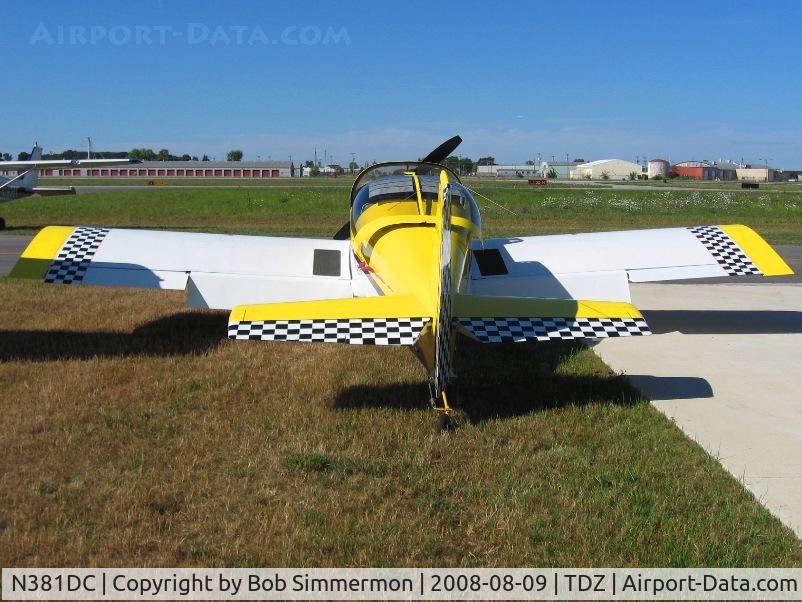 N381DC, 2001 Vans RV-6 C/N 25265, EAA breakfast fly-in at Toledo, OH.