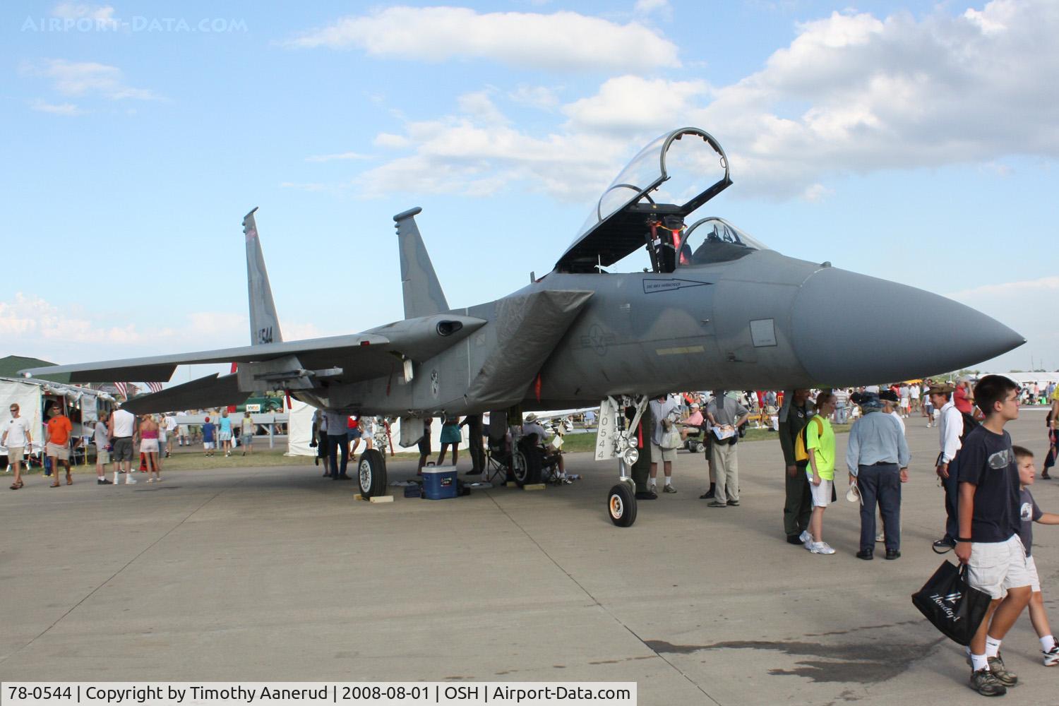 78-0544, McDonnell Douglas F-15C Eagle C/N 0535/C077, EAA AirVenture 2008, McDonnell Douglas F-15C-23-MC Eagle