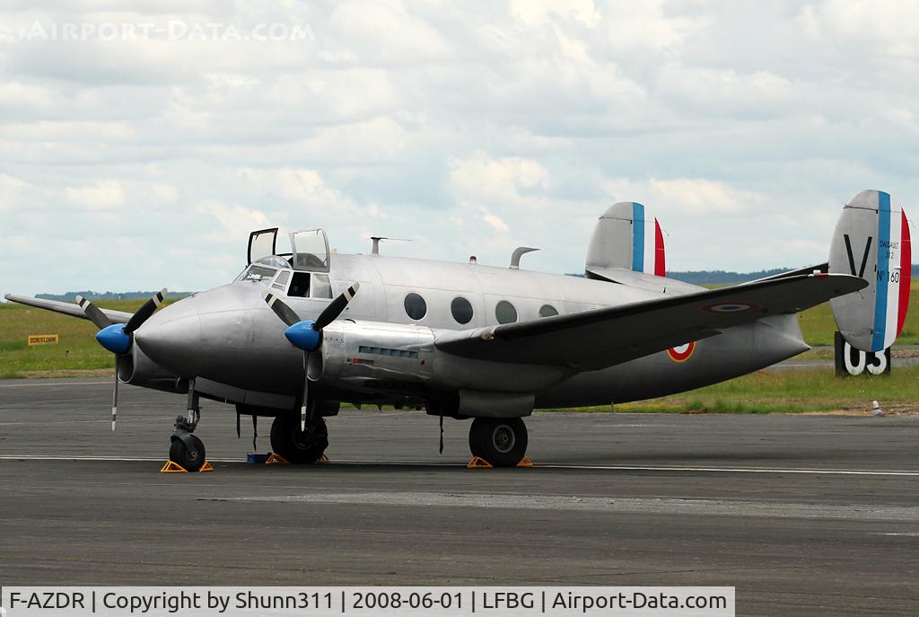 F-AZDR, Dassault MD-312 Flamant C/N 160, Used during CNG Airshow 2008...