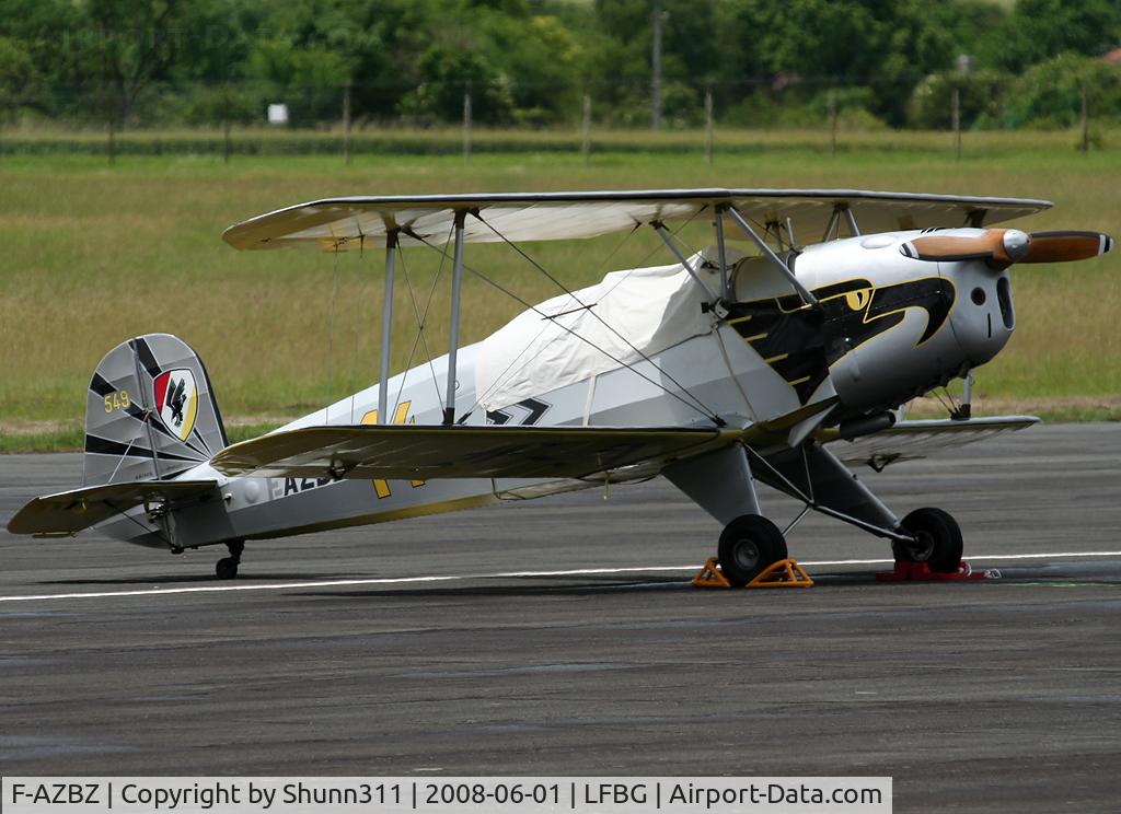 F-AZBZ, CASA 1-131E Jungmann C/N 2149, Used during CNG Airshow 2008...