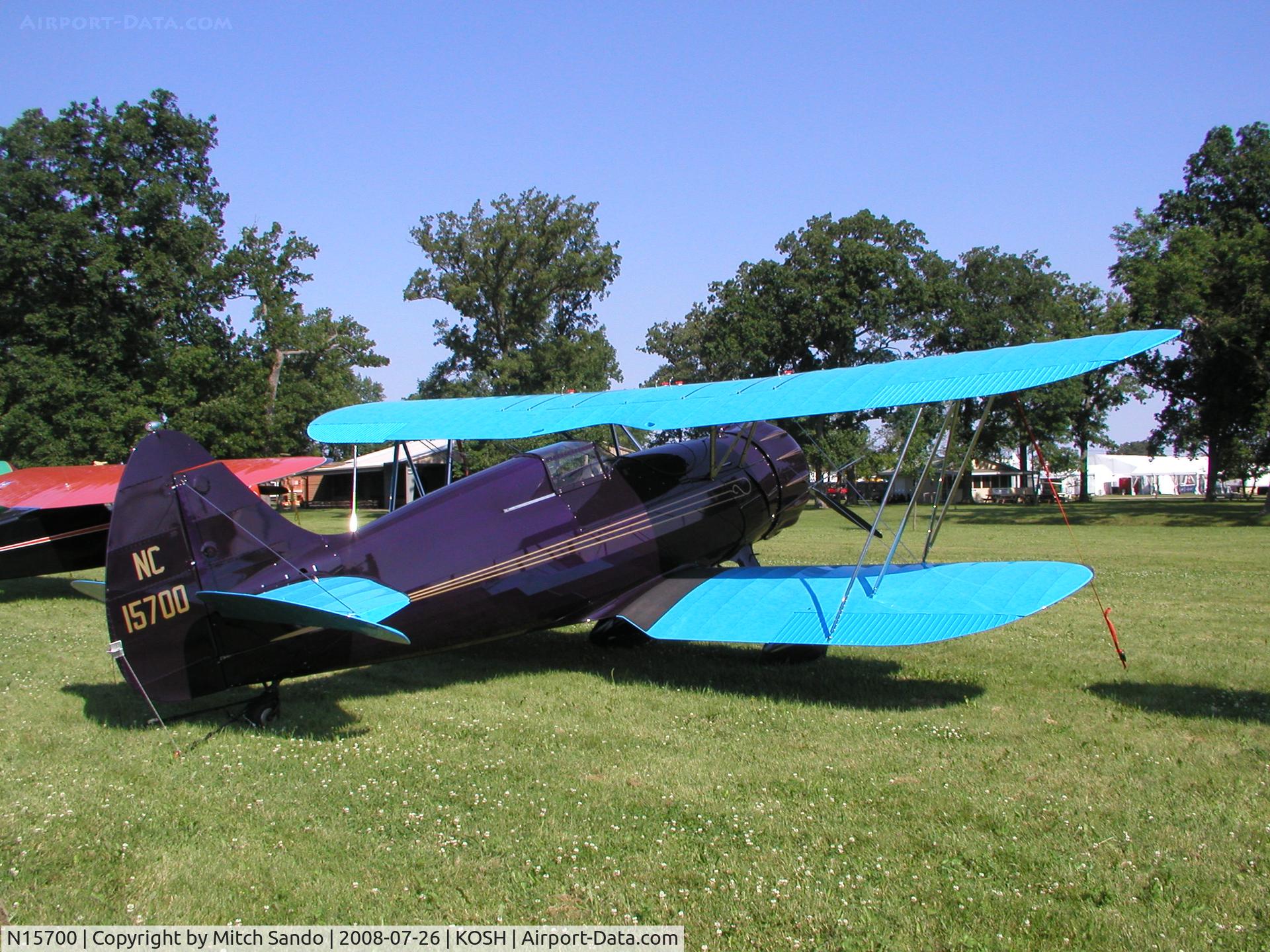 N15700, 1972 Waco YPF C/N 4375, EAA AirVenture 2008.
