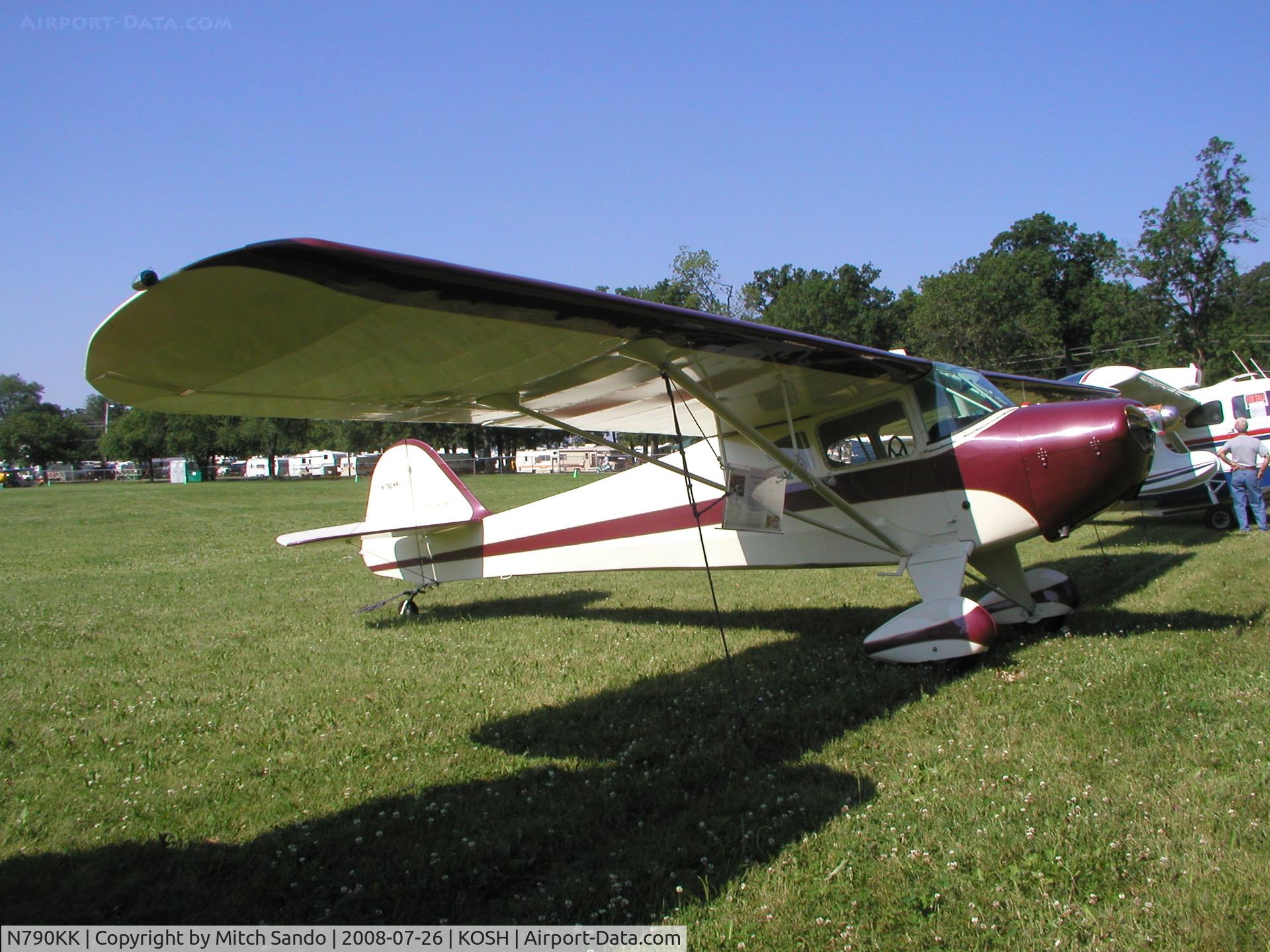 N790KK, 1941 Taylorcraft BC-12-65 C/N 3014, EAA AirVenture 2008.