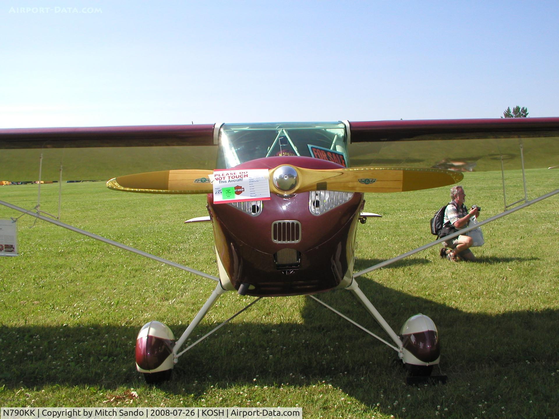 N790KK, 1941 Taylorcraft BC-12-65 C/N 3014, EAA AirVenture 2008.