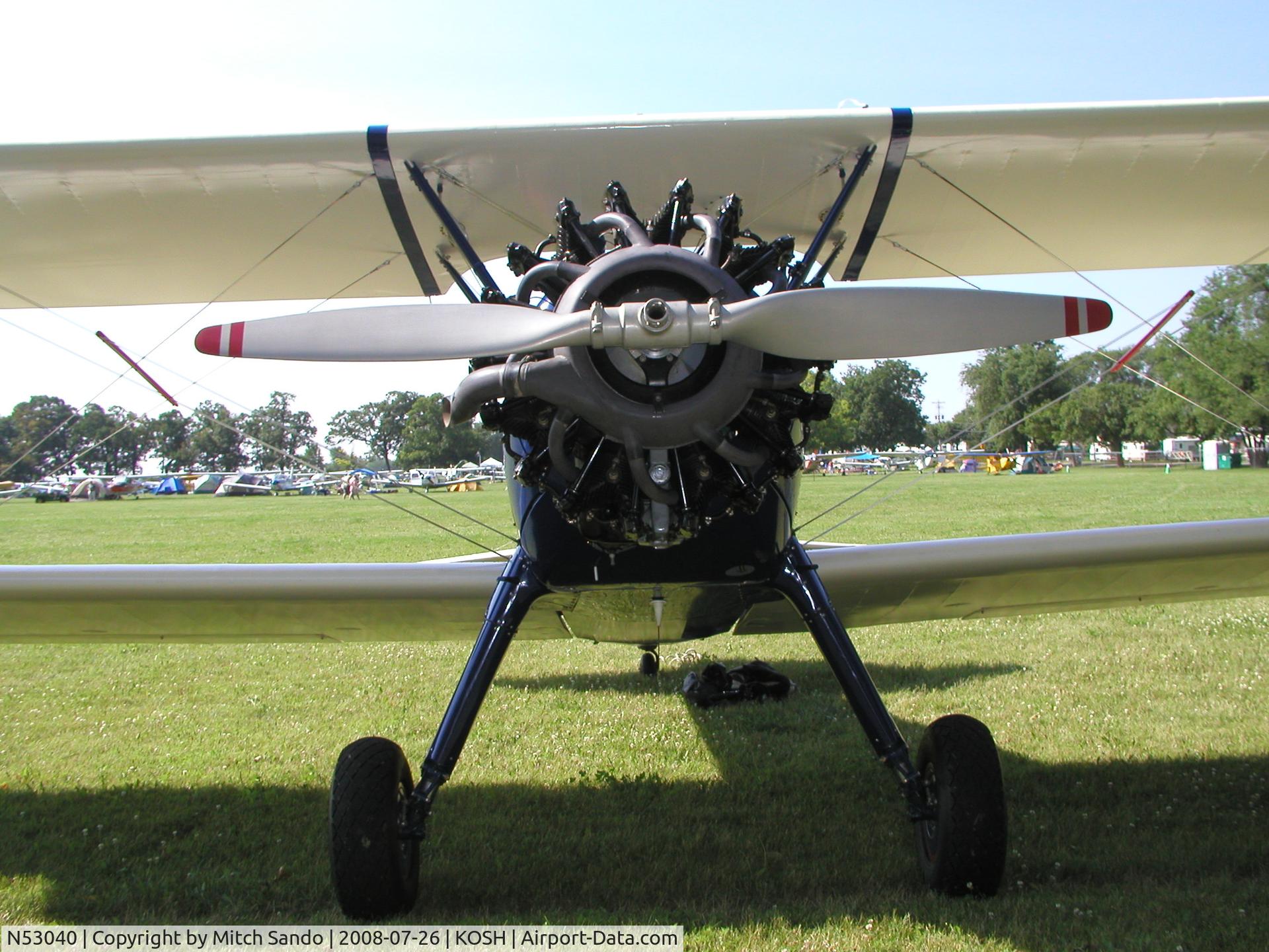 N53040, 1941 Boeing A75N1(PT17) C/N 75-799, EAA AirVenture 2008.