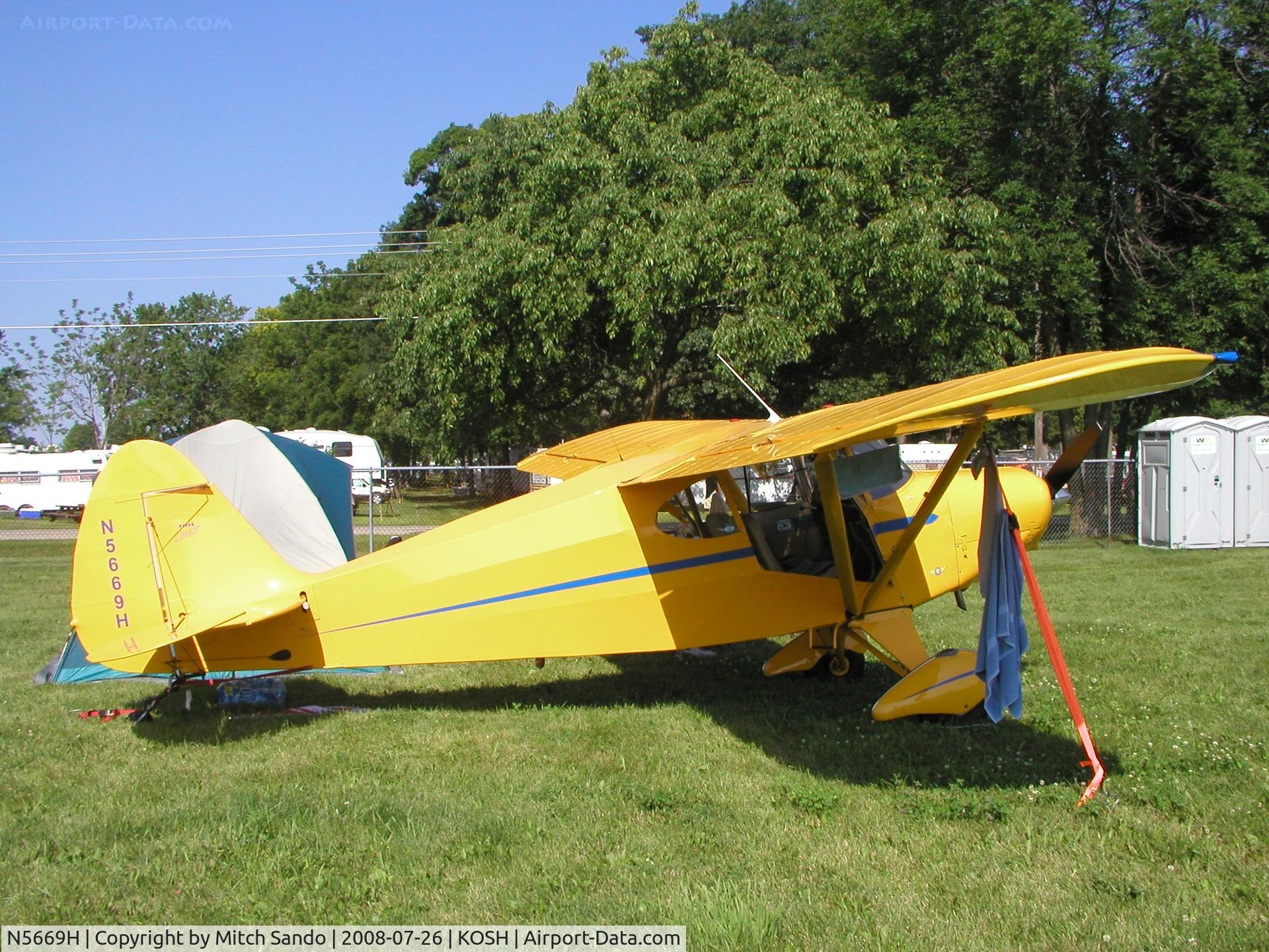 N5669H, 1949 Piper PA-16 Clipper C/N 16-280, EAA AirVenture 2008.