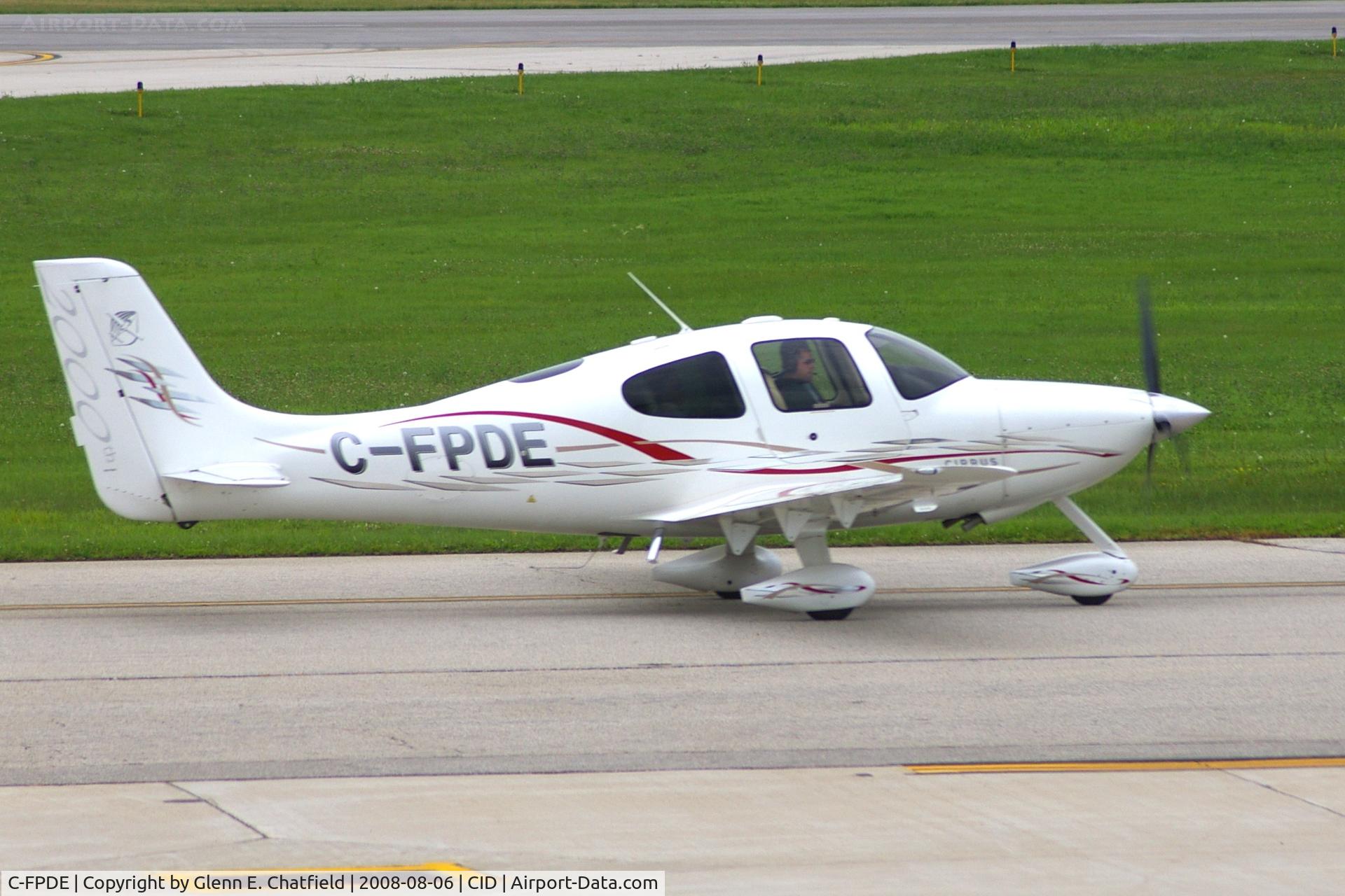 C-FPDE, 2006 Cirrus SR22 C/N 2000, Taxiing to Landmark FBO