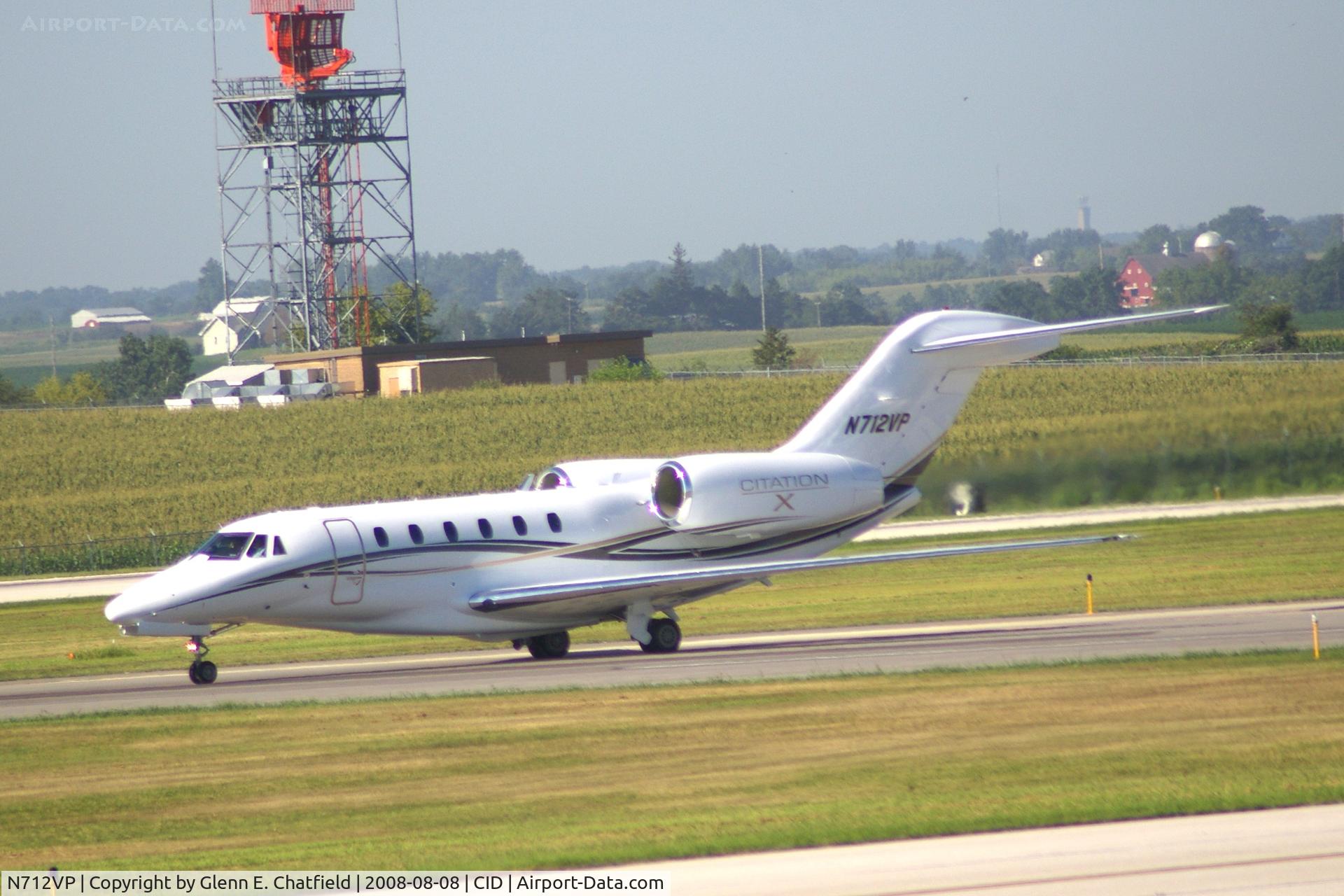 N712VP, 1997 Cessna 750 Citation X Citation X C/N 750-0012, Taxiing on Alpha to the ramp.  Looking through my dirty window.