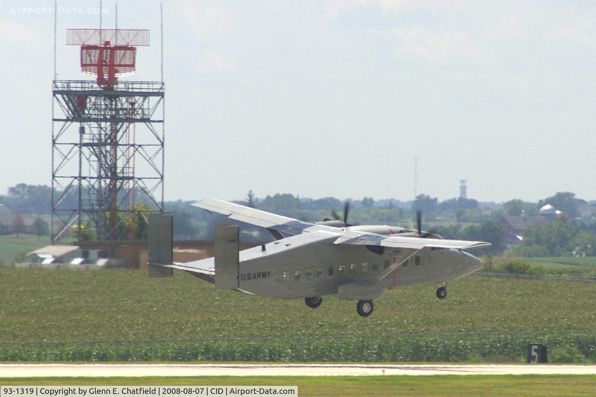 93-1319, 1993 Short C-23B Sherpa C/N AK-003, C-23B passing the RADAR on climbout