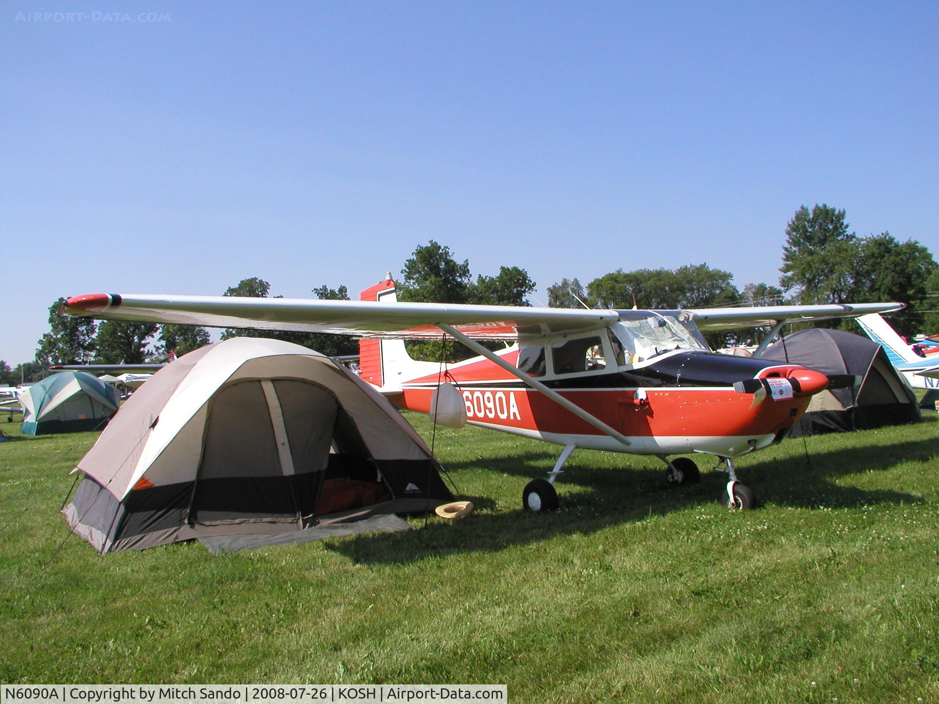 N6090A, 1956 Cessna 172 C/N 28690, EAA AirVenture 2008.